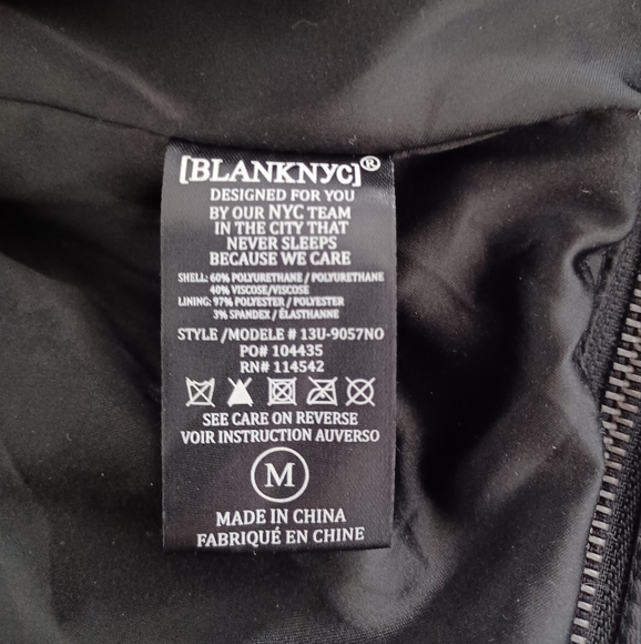 Blank NYC faux leather jacket - Picture 6 of 6
